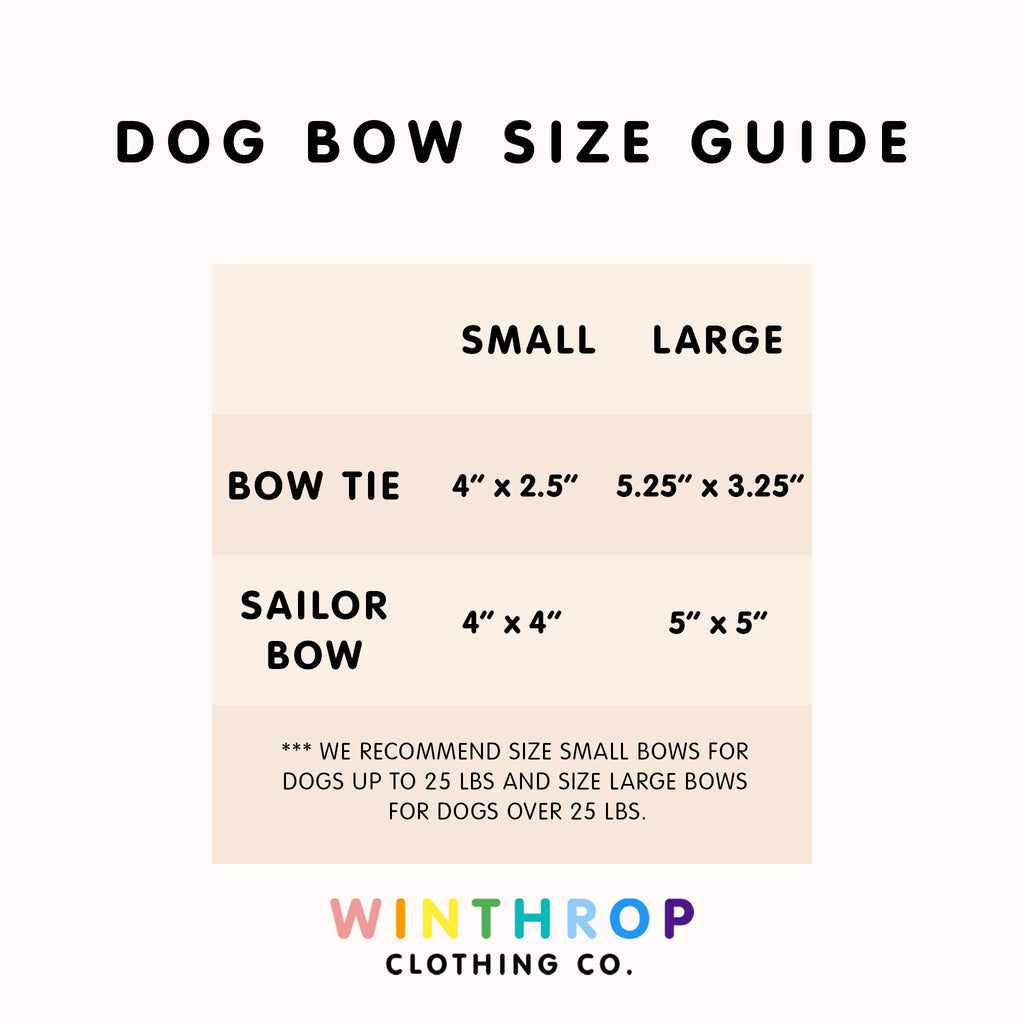 Cherry Blossom Sailor Dog Bow