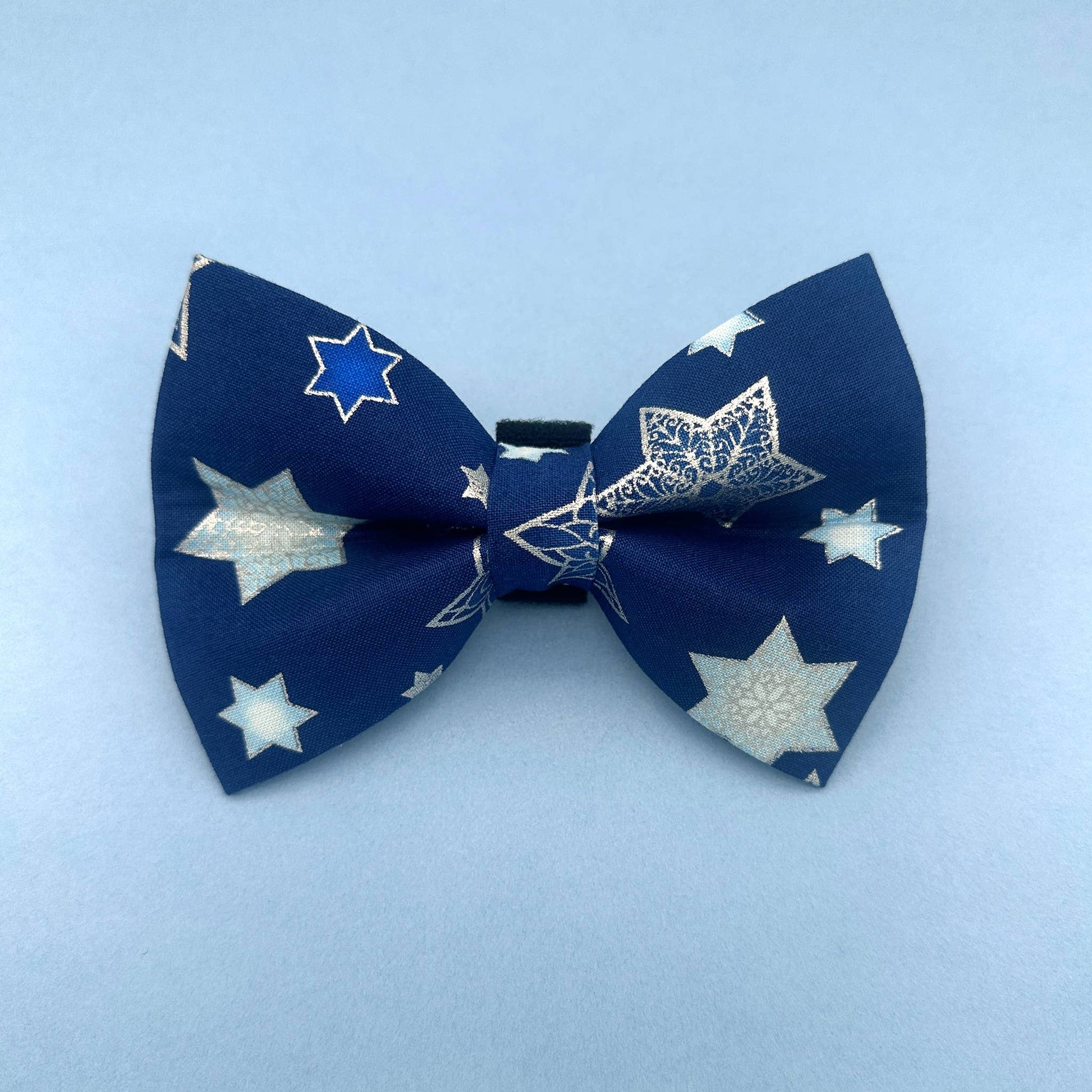 Hanukkah Stars Dog Bow Tie