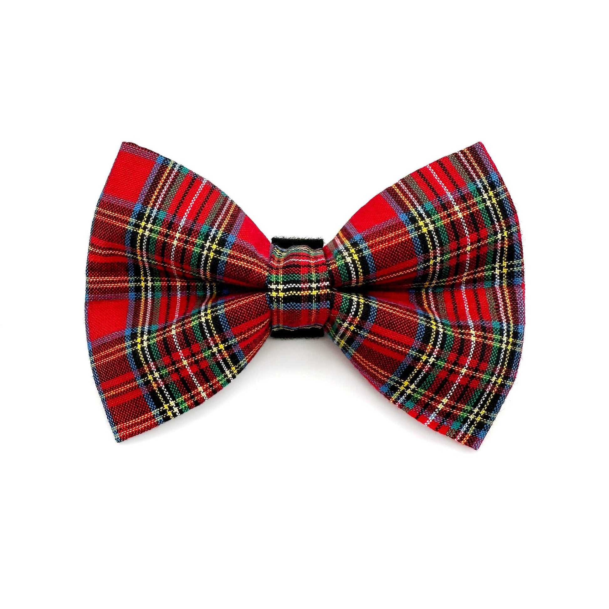 Christmas Duncan Plaid Dog Bow Tie