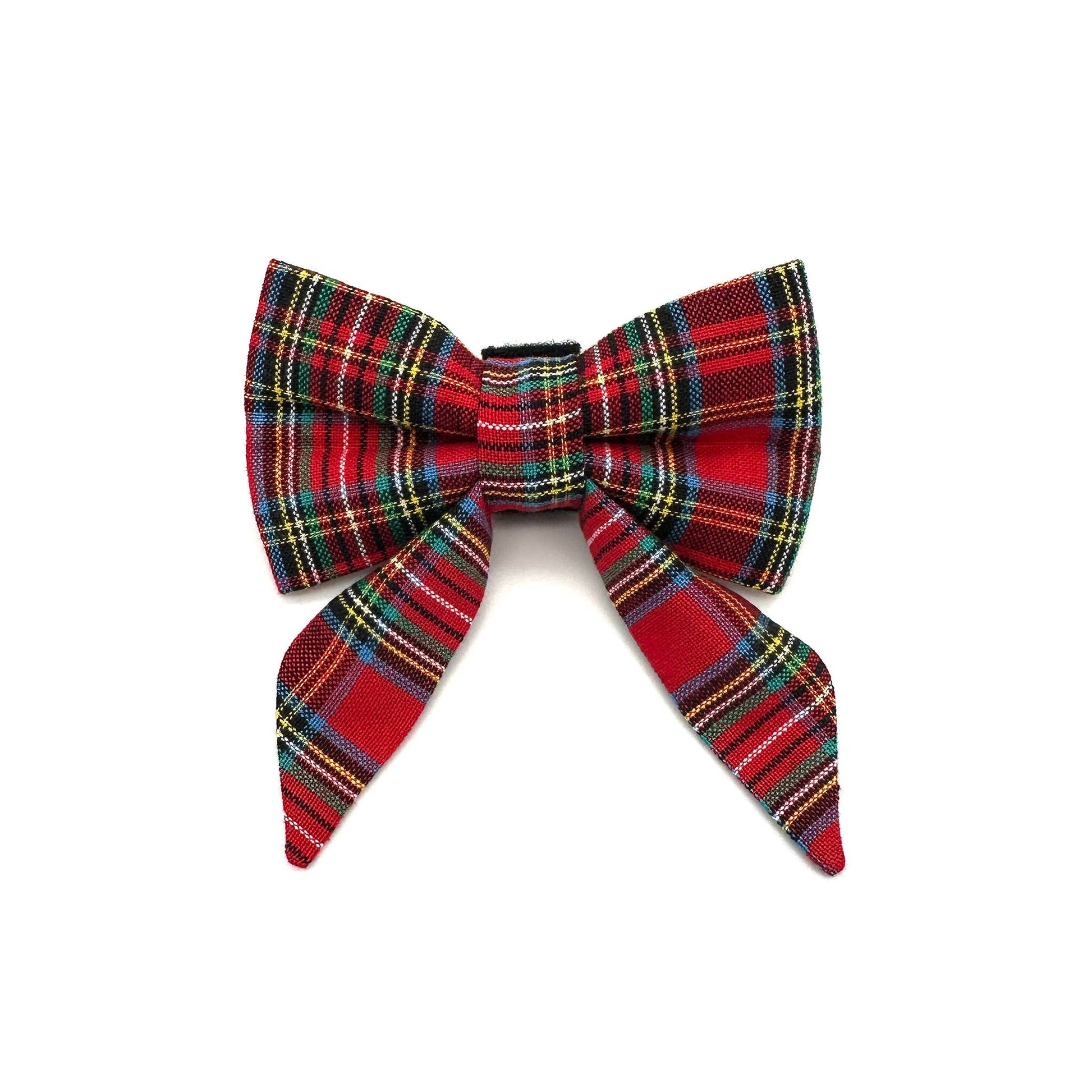 Christmas Duncan Plaid Lady Dog Sailor Bow