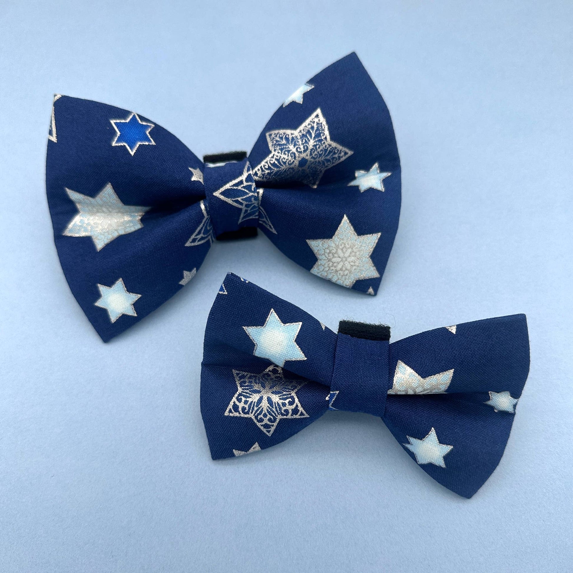 Hanukkah Stars Dog Bow Tie