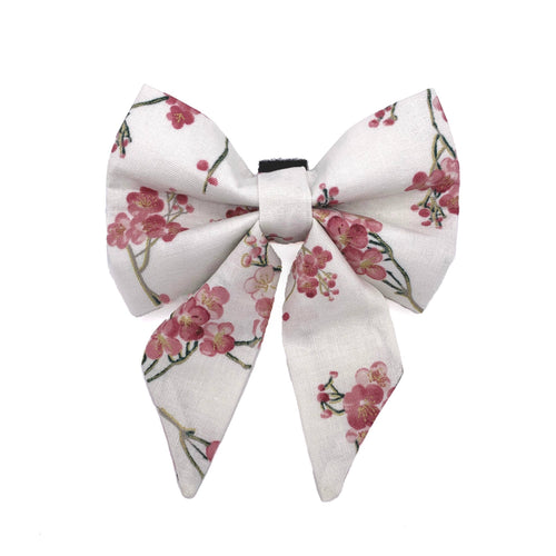 Cherry Blossom Sailor Dog Bow