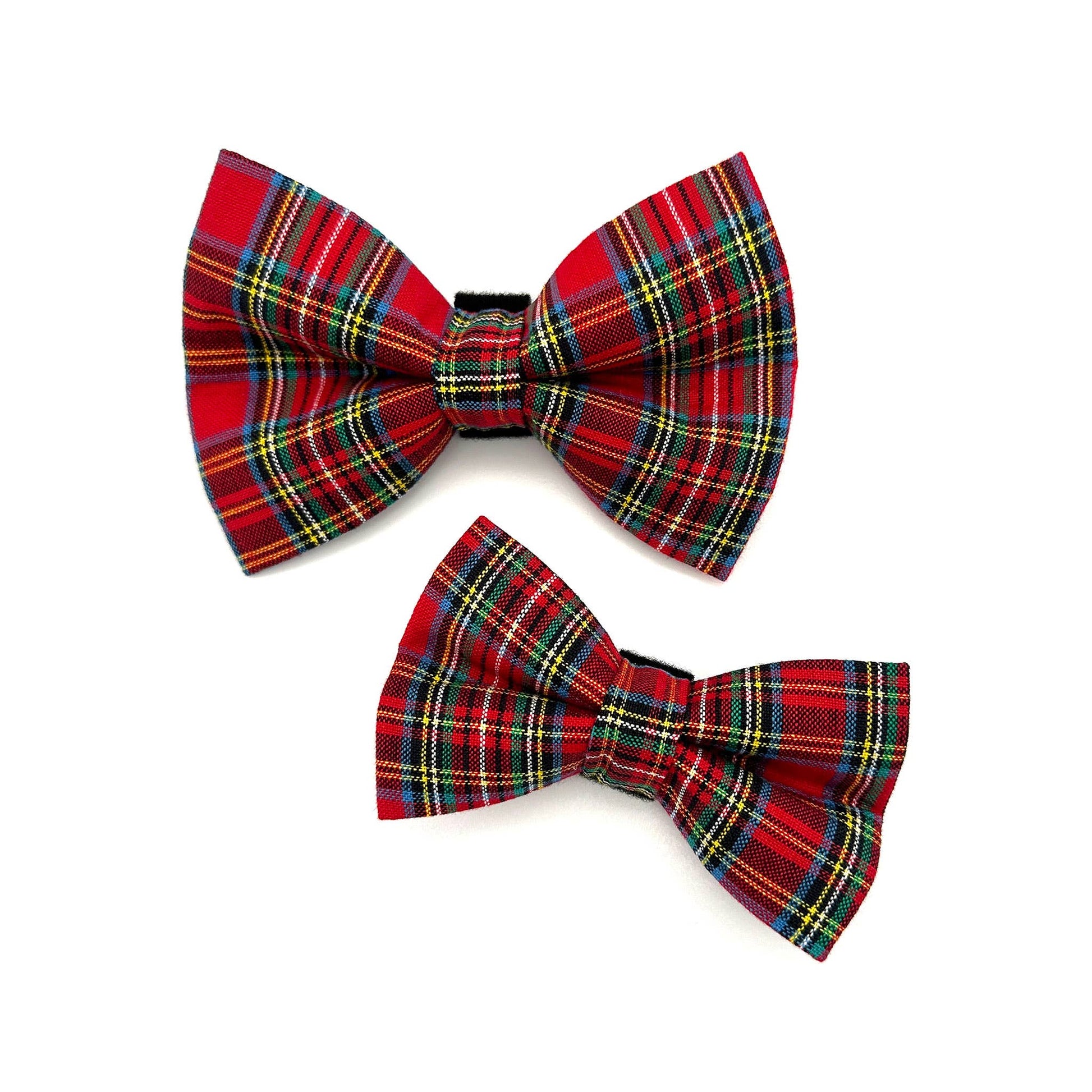 Christmas Duncan Plaid Dog Bow Tie