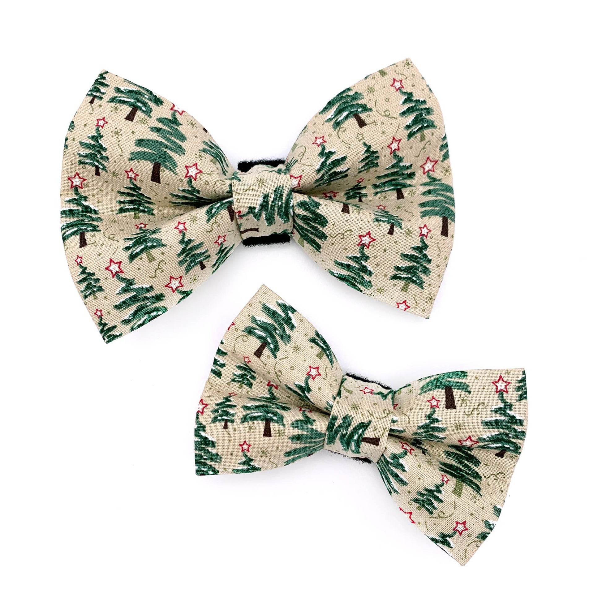 Christmas Tree Dog Bow Tie