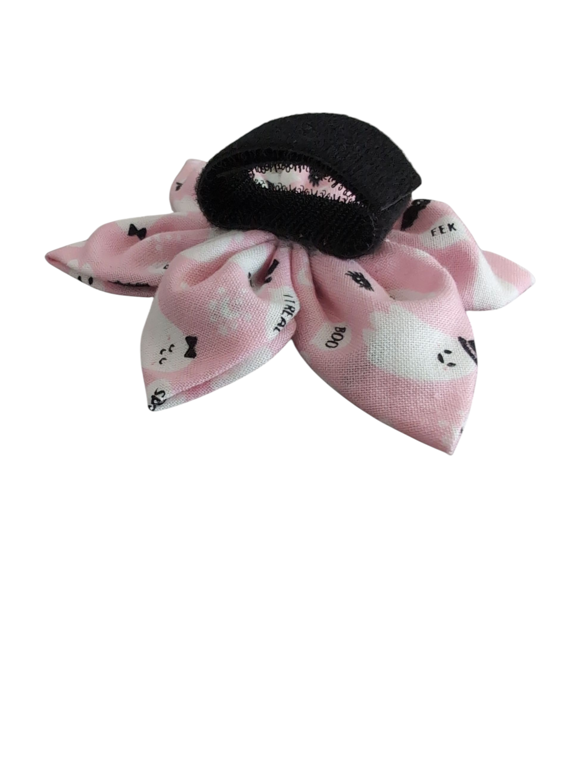 Halloween Pink Ghost Dog Collar Flower