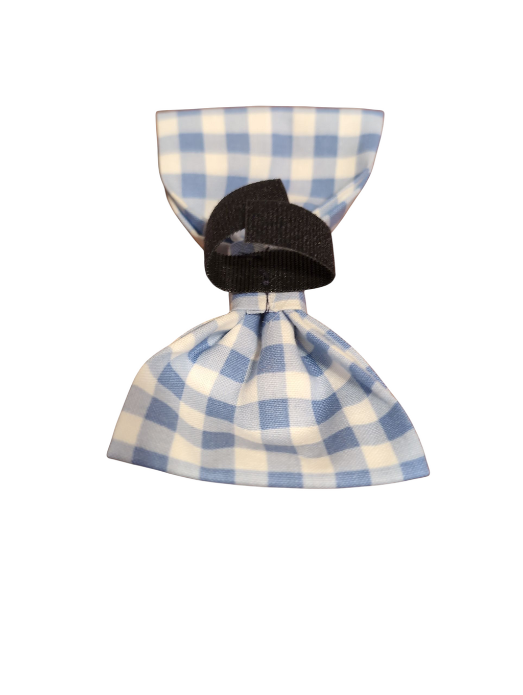 Summer Gingham Dog Bow Tie