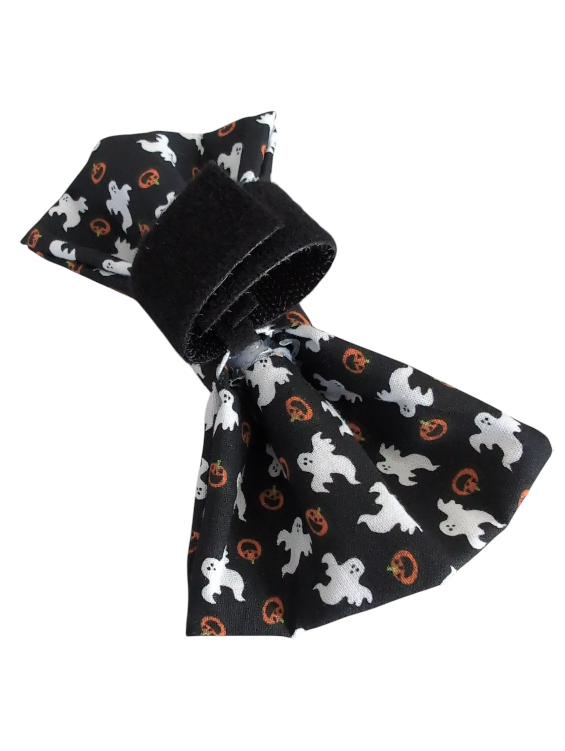 Halloween Black Ghosts Dog Bow Tie