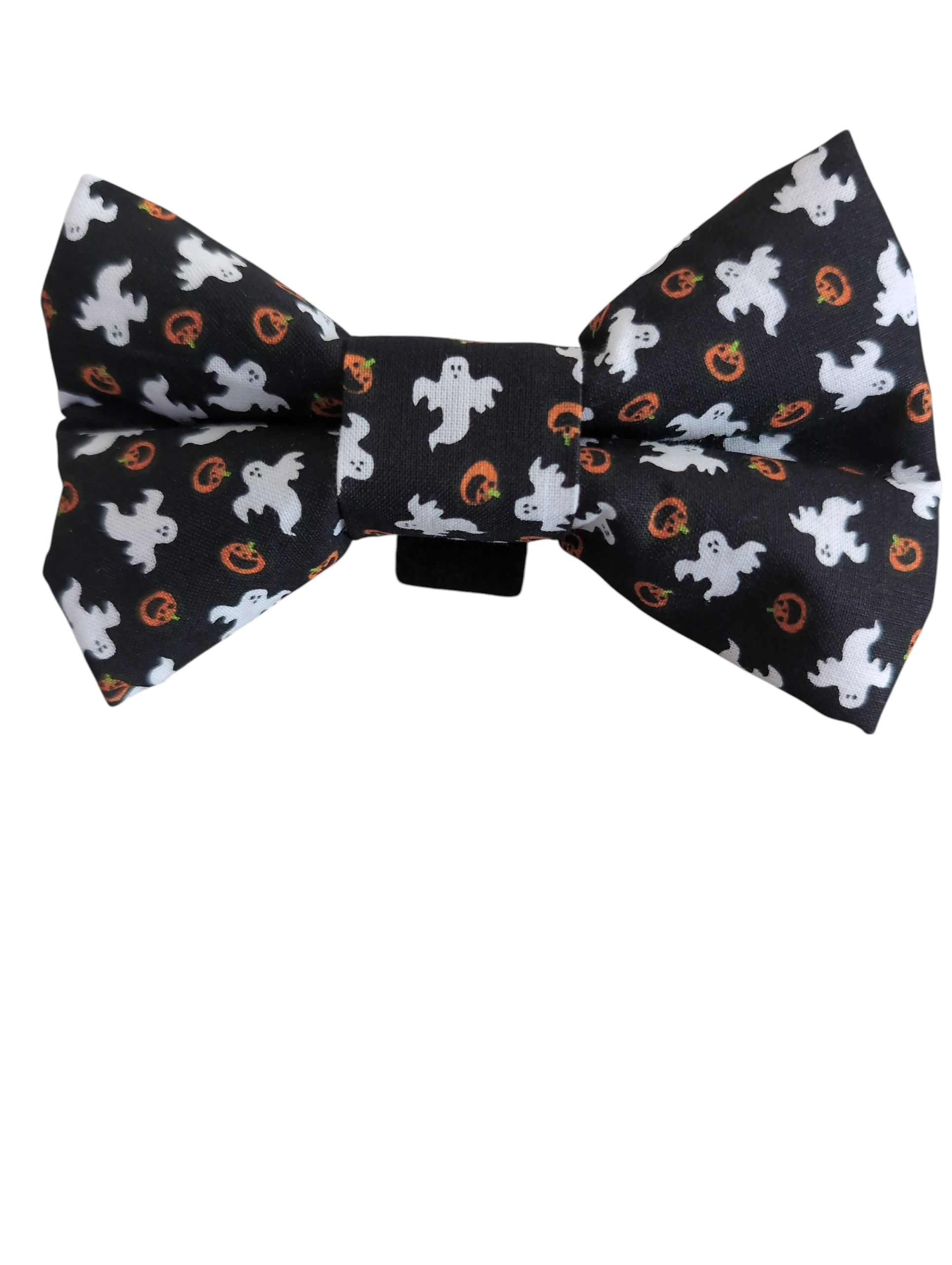 Halloween Black Ghosts Dog Bow Tie