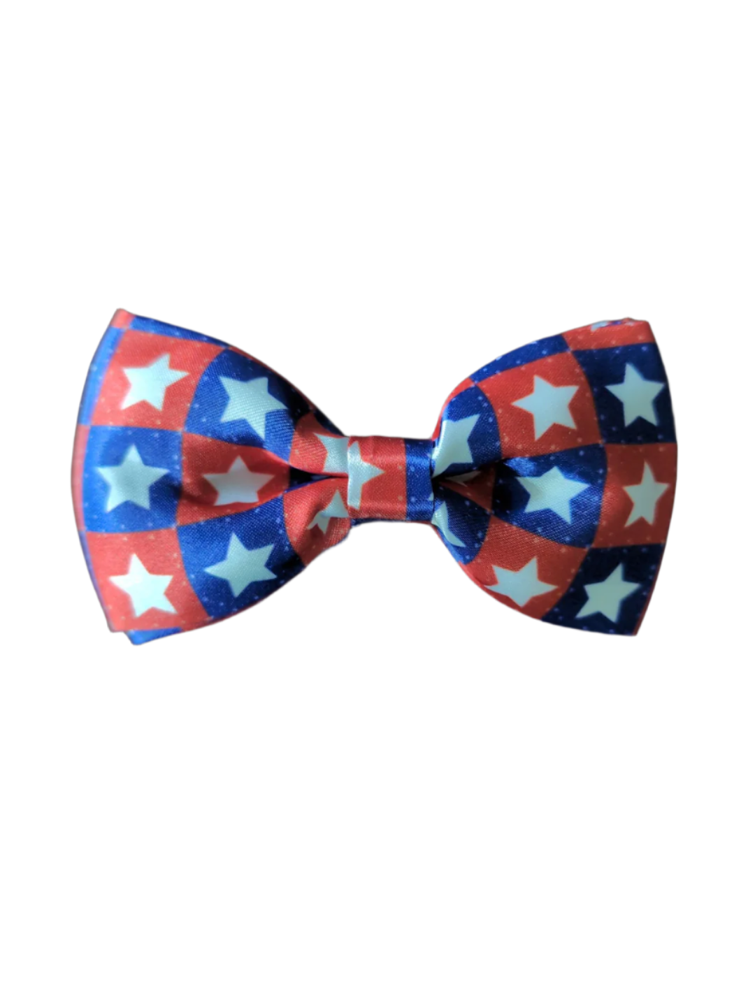 Red & Blue Bow tie with white stars