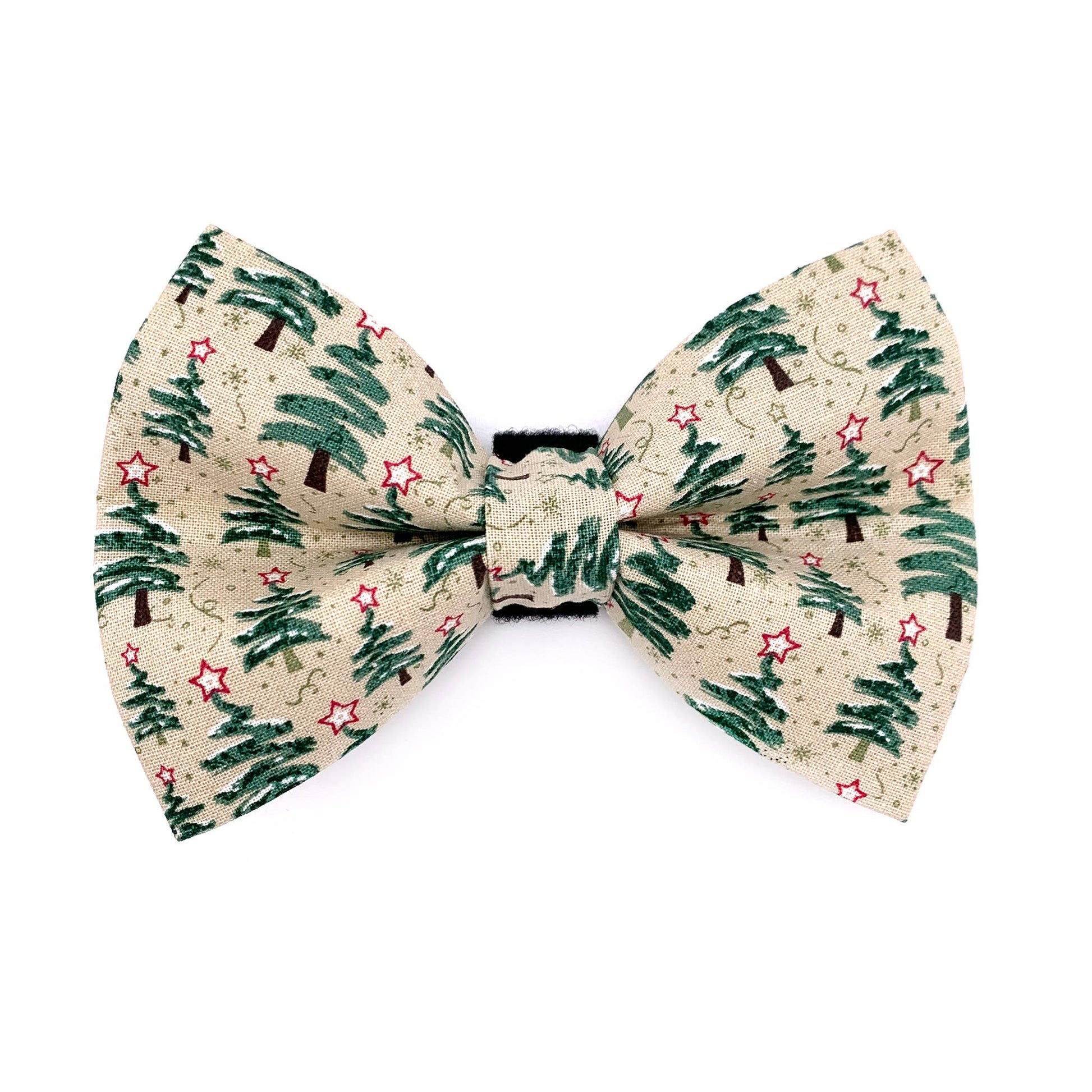 Christmas Tree Dog Bow Tie