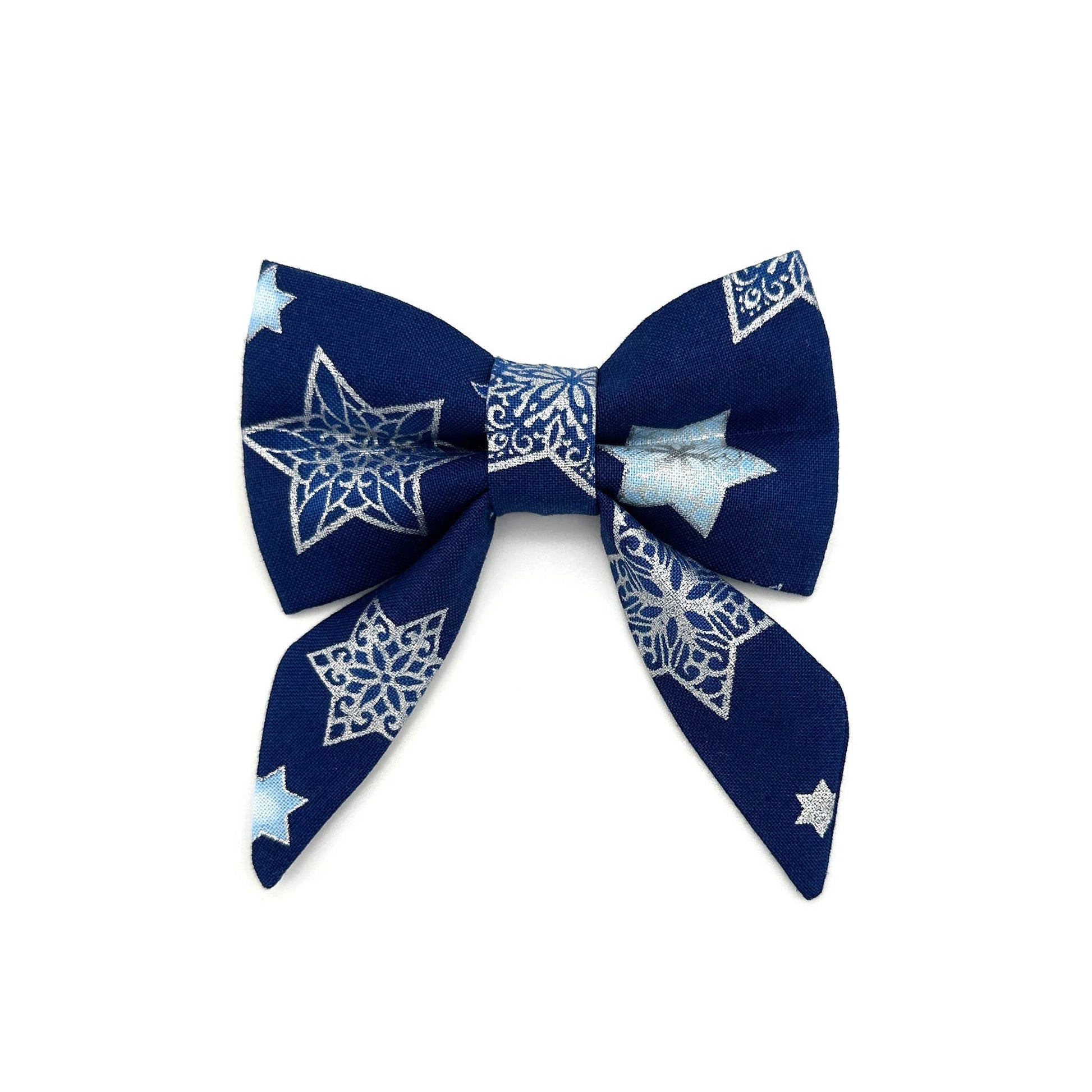 Hanukkah Stars Lady Dog Sailor Bow