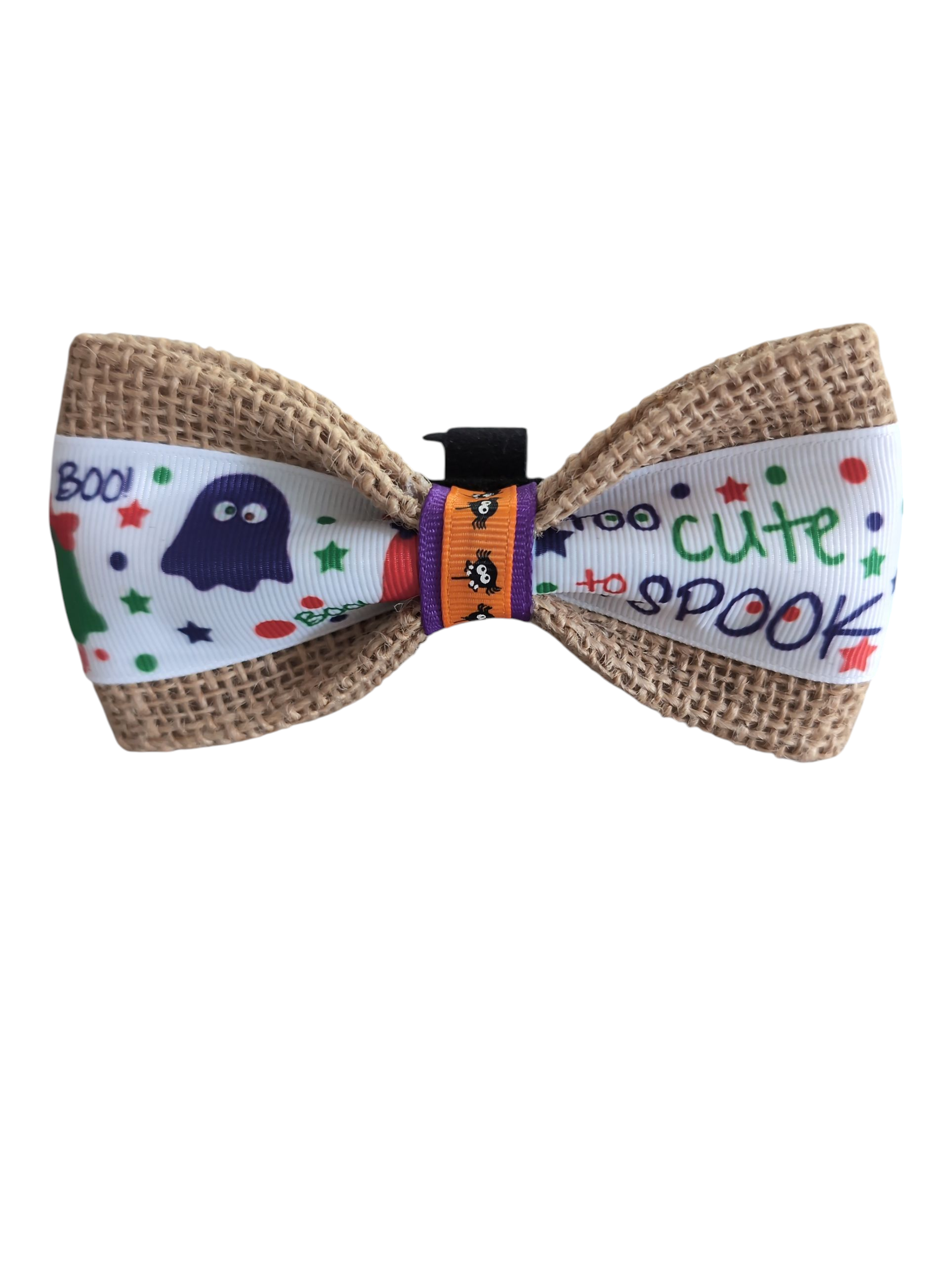 Halloween Too Cute to Spook Dog Bow Tie